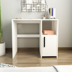 Escritorio de estudio Kuzey Blanco Practica Hogar