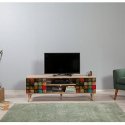 Mueble TV Truva-723 sonoma roble Practica Hogar