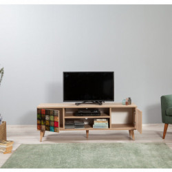 Mueble TV Truva-723 sonoma roble Practica Hogar
