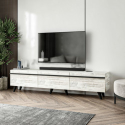 Mueble TV Amsterdam Cristal Practica Hogar