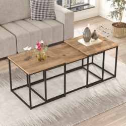Mesa de centro VG9-A pino atlántico Practica Hogar