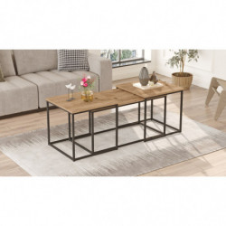 Mesa de centro VG9-A pino atlántico Practica Hogar