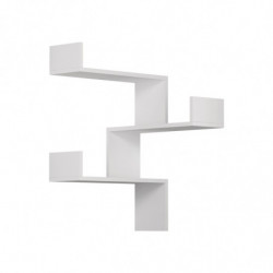 Estante de pared Luksa blanco Practica Hogar