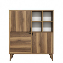 Mueble auxiliar Puls nogal Practica Hogar