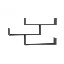 Estante de pared Tibet antracita Practica Hogar
