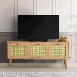 Mueble TV Likya 140 roble Practica Hogar
