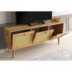 Mueble TV Likya 140 roble Practica Hogar