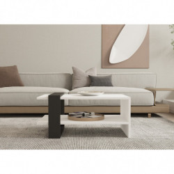 Mesa de centro Funda antracita blanco Practica Hogar