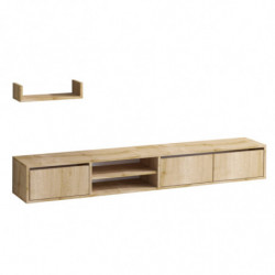 Mueble TV con estante Heka roble zafiro Practica Hogar