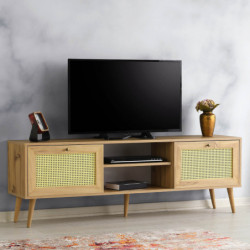 Mueble TV Letoon 180 roble Practica Hogar