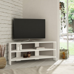 Mueble TV Thales Corner blanco Practica Hogar