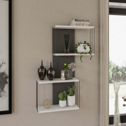 Estante de pared Destan blanco Practica Hogar