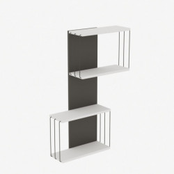Estante de pared Destan blanco Practica Hogar