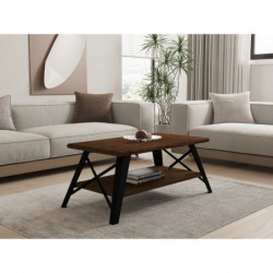 Mesa de centro Konik-nogal Practica Hogar