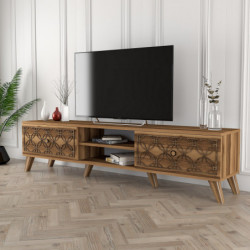 Mueble TV Class-nogal Practica Hogar