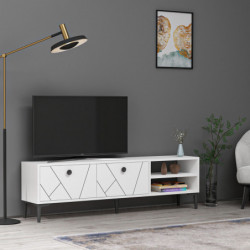 Mueble TV Clara Blanco Practica Hogar