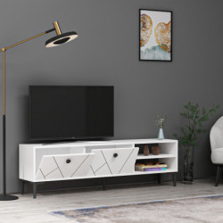 Mueble TV Clara Blanco Practica Hogar