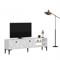Mueble TV Clara Blanco Practica Hogar