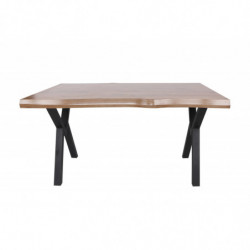 Mesa comedor Efor-1412 nogal Practica Hogar