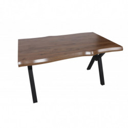 Mesa comedor Efor-1412 nogal Practica Hogar