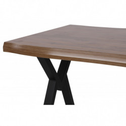 Mesa comedor Efor-1412 nogal Practica Hogar