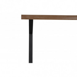 Mesa comedor Efor-1412 nogal Practica Hogar