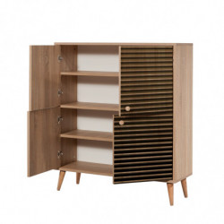 Mueble auxiliar Multilux-220 sonoma roble Practica Hogar
