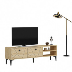 Mueble TV Clara Roble Zafiro Practica Hogar