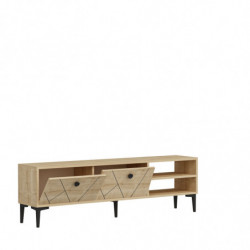 Mueble TV Clara Roble Zafiro Practica Hogar