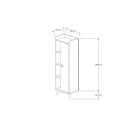 Mueble de baño ilgım blanco Practica Hogar
