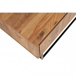 Mueble TV Lupin 140 negro nogal Practica Hogar