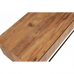 Mueble TV Lupin 140 negro nogal Practica Hogar
