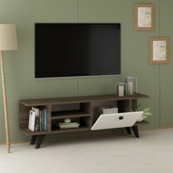 Mueble TV İdil Nogal Blanco Practica Hogar