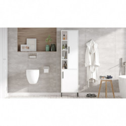 Mueble auxiliar Vi2-W blanco Practica Hogar