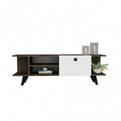 Mueble TV İdil Nogal Blanco Practica Hogar