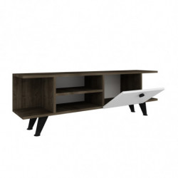Mueble TV İdil Nogal Blanco Practica Hogar