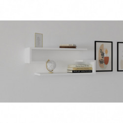 Estante de pared Eldo blanco Practica Hogar