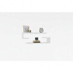 Estante de pared Eldo blanco Practica Hogar
