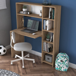 Escritorio de estudio HA104-2025 roble Practica Hogar