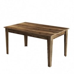 Mesa comedor Milan 516 nogal Practica Hogar