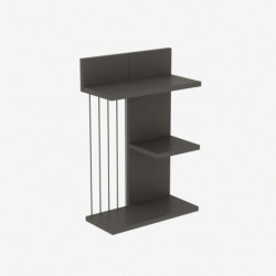 Estante de pared Kınık antracita Practica Hogar