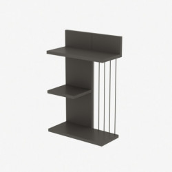 Estante de pared Kınık antracita Practica Hogar