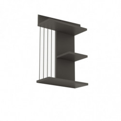 Estante de pared Kınık antracita Practica Hogar