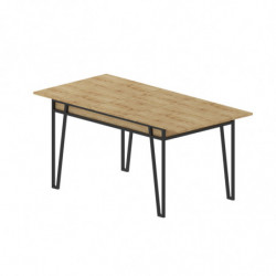 Mesa de comedor extensible Pal roble Practica Hogar