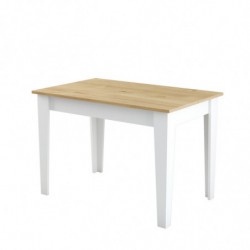 Mesa de cocina Kiev 512 roble blanco Practica Hogar