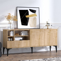 Mueble TV Orela roble Practica Hogar
