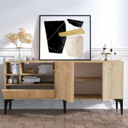 Mueble TV Orela roble Practica Hogar