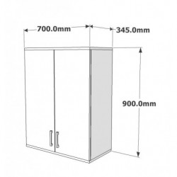 Mueble de baño Zoe blanco Practica Hogar