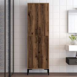 Mueble auxiliar Berlin A nogal Practica Hogar