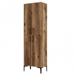 Mueble auxiliar Berlin A nogal Practica Hogar